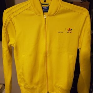Adidas Pharrell Williams Yellow Track Jacket XS